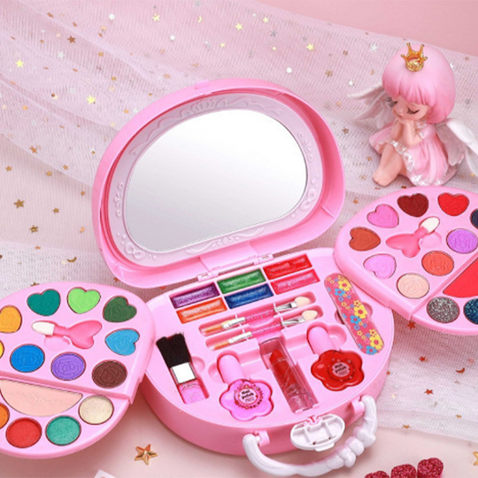 LIMITED TIME 40% OFF🎁Kids Washable Makeup Toy Set with Portable Pink Handbag