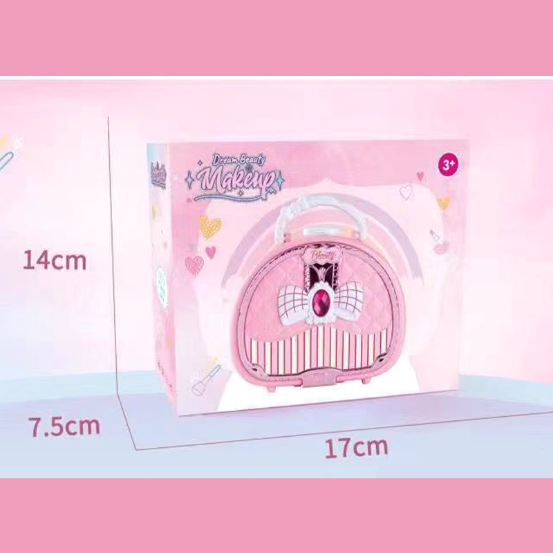 LIMITED TIME 40% OFF🎁Kids Washable Makeup Toy Set with Portable Pink Handbag
