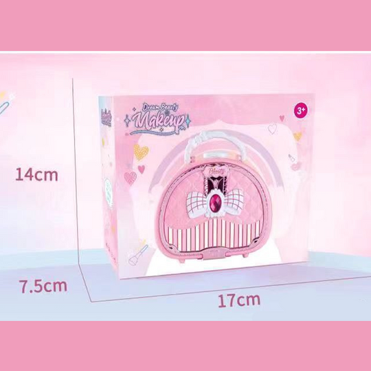 LIMITED TIME 40% OFF🎁Kids Washable Makeup Toy Set with Portable Pink Handbag