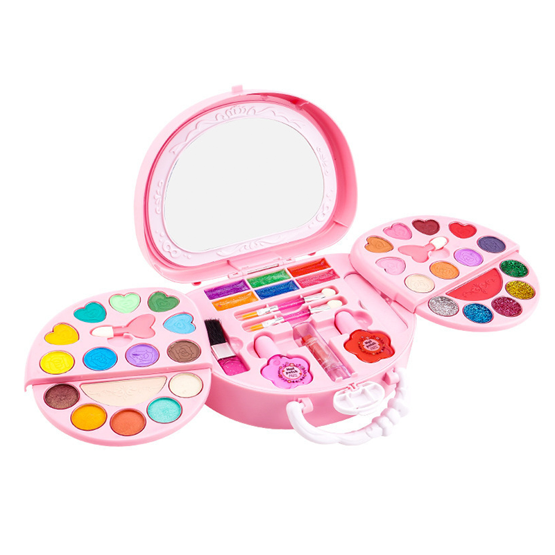 LIMITED TIME 40% OFF🎁Kids Washable Makeup Toy Set with Portable Pink Handbag