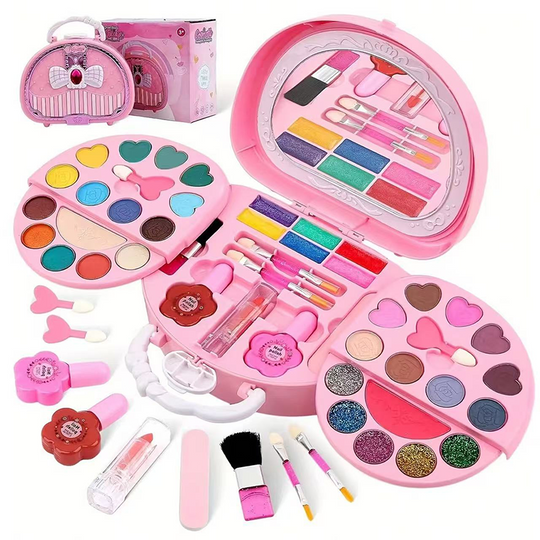 LIMITED TIME 40% OFF🎁Kids Washable Makeup Toy Set with Portable Pink Handbag