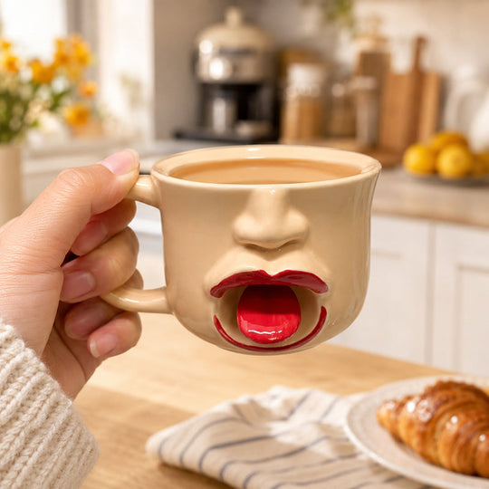 Funny Tongue Out Ceramic Mug