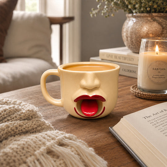Funny Tongue Out Ceramic Mug