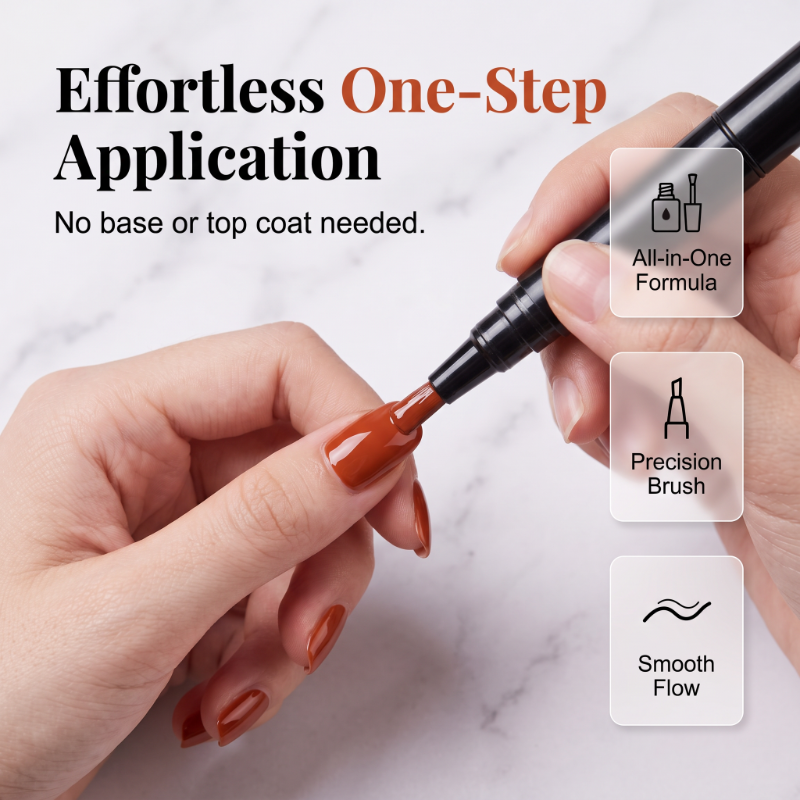 Solid &amp; Cat Eye One-Step Gel Nail Polish Pen