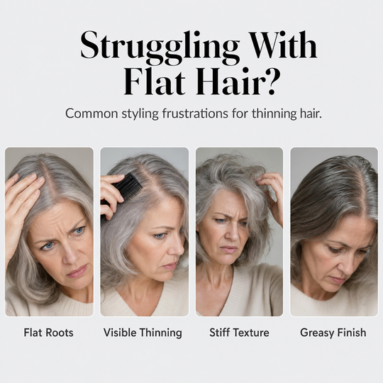 Peach-scented volumizing &amp; setting spray—for lightweight, bouncy hair and long-lasting hold.