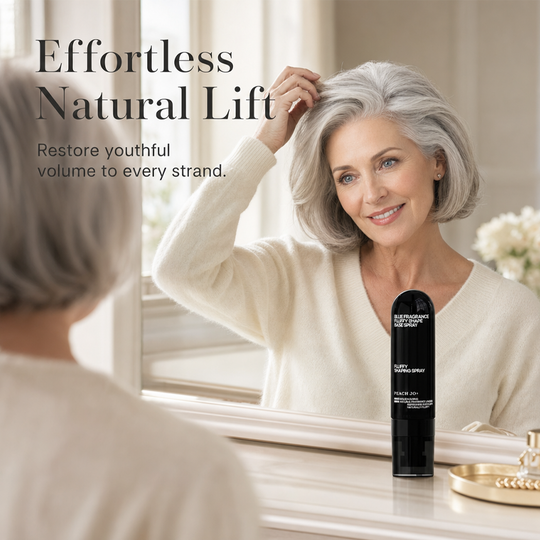 Peach-scented volumizing &amp; setting spray—for lightweight, bouncy hair and long-lasting hold.