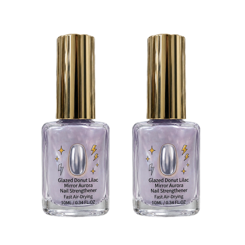 Lilac Glossy Mirror Nail Strengthener