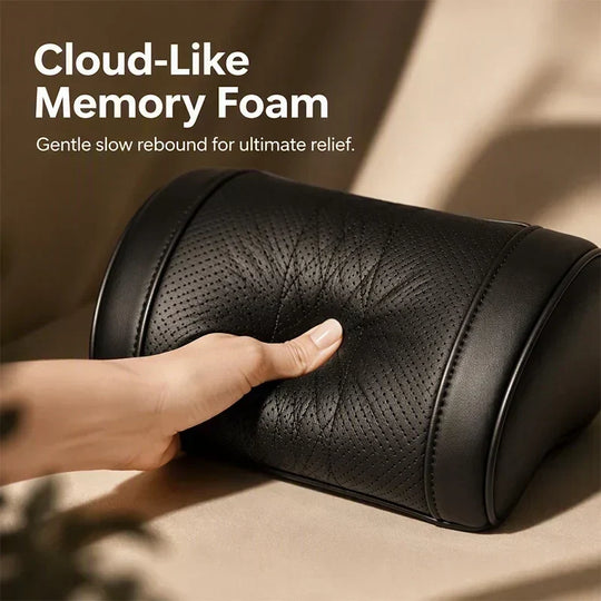 Ergonomic Headrest and Lumbar Support Set for Car Seats
