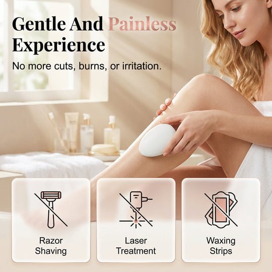 🪞 Palm-Fit Hair Eraser for Quick At-Home Grooming
