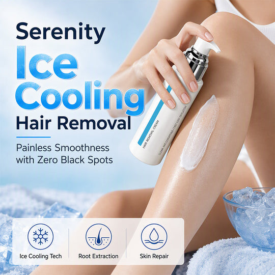 Ice-Cooling Hair Removal Cream for Sensitive Skin