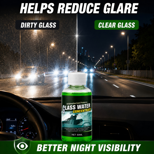 💞50K+ SOLD! 💧✨Glass Concentrate – 10ml makes 1L, cuts bugs &amp; grime, streak-free. 1 bottle = 50L.lowest price online! 🚗💪
