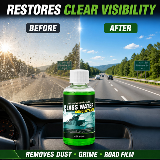 💞50K+ SOLD! 💧✨Glass Concentrate – 10ml makes 1L, cuts bugs &amp; grime, streak-free. 1 bottle = 50L.lowest price online! 🚗💪