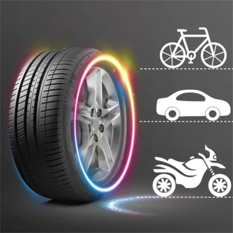 🥳2026 HOT SALE🥳💞50K+ SOLD! 🚗✨LED Tyre Lights – Weatherproof, motion‑activated &amp; long battery life. Turns heads &amp; keeps you safe at night – fits cars, bikes &amp; motorcycles! ⚡🛡️