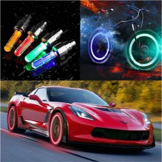 🥳2026 HOT SALE🥳💞50K+ SOLD! 🚗✨LED Tyre Lights – Weatherproof, motion‑activated &amp; long battery life. Turns heads &amp; keeps you safe at night – fits cars, bikes &amp; motorcycles! ⚡🛡️