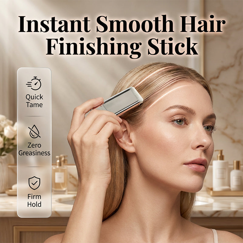 ✨💇‍♀️ Portable Hair Finishing Stick with Comb – Flyaway Smoothing &amp; Baby Hair Styler