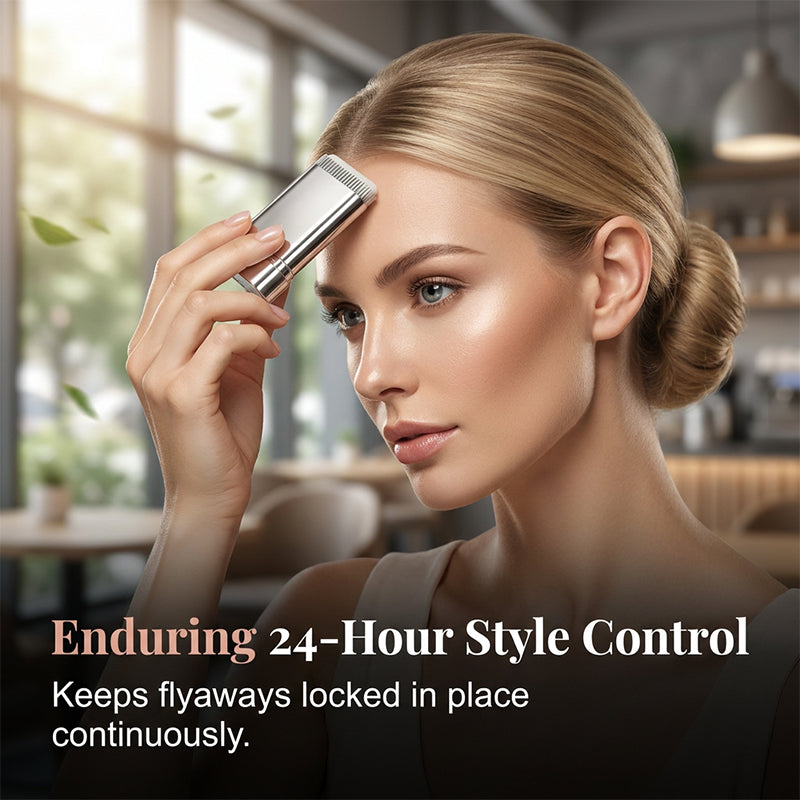 ✨💇‍♀️ Portable Hair Finishing Stick with Comb – Flyaway Smoothing &amp; Baby Hair Styler