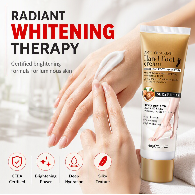 Foot care cream, moisturizing anti-crack foot cream, exfoliating foot care cream, suitable for foot care needs