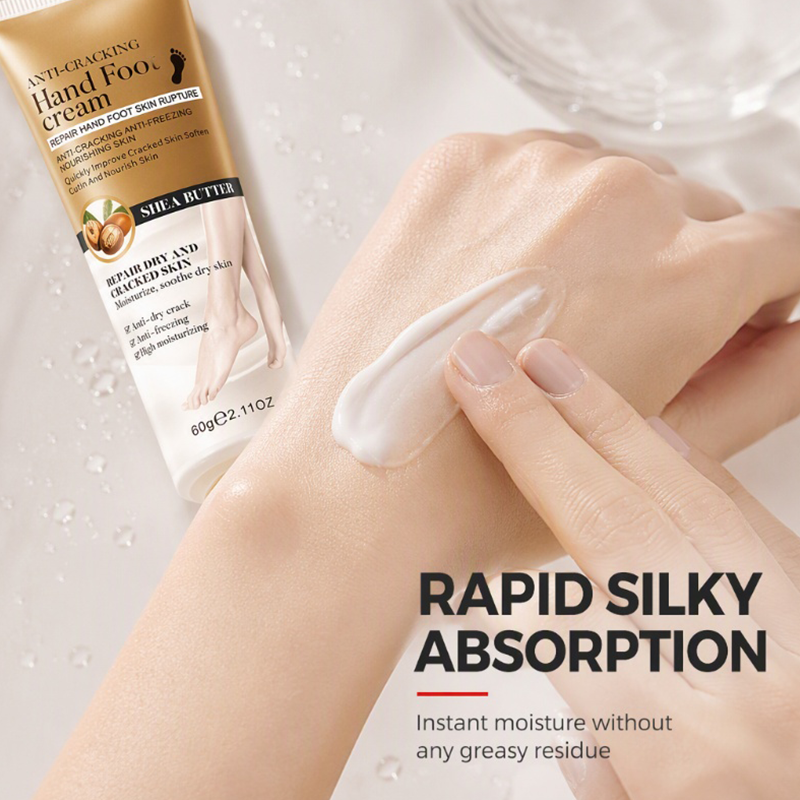 Foot care cream, moisturizing anti-crack foot cream, exfoliating foot care cream, suitable for foot care needs