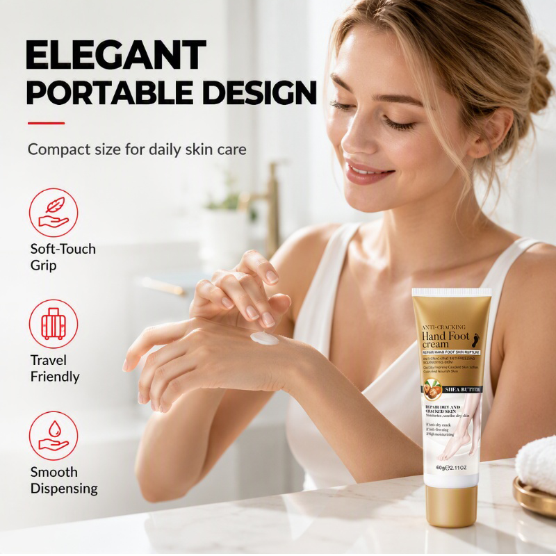 Foot care cream, moisturizing anti-crack foot cream, exfoliating foot care cream, suitable for foot care needs