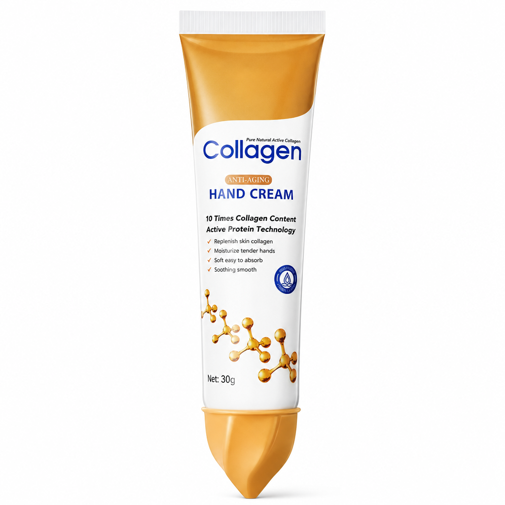 Hydrolyzed Collagen Hand Cream – Lightweight Moisture for Dry Skin